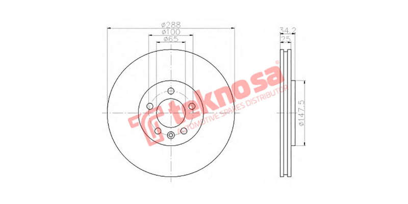 Brake Disc Audi A3 1.8 1.9 9Tdi (Front Vented)