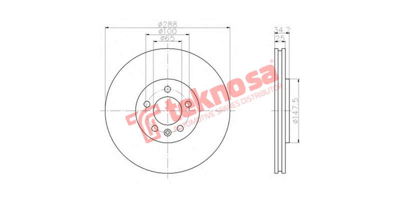 Brake Disc Audi A3 1.8 1.9 9Tdi (Front Vented)