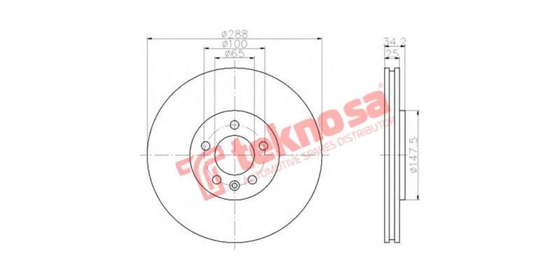 Brake Disc Audi A3 1.8 1.9 9Tdi (Front Vented)