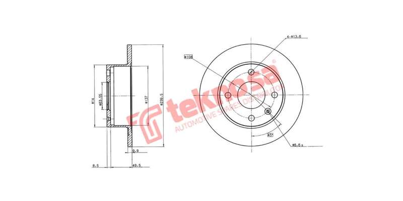 Brake Disc Bantam Rustler 81 86 (Front Solid)