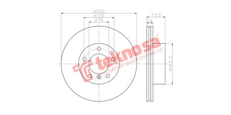 Brake Disc Bmw 1 Series 3 Series Z4 (Front Vented)