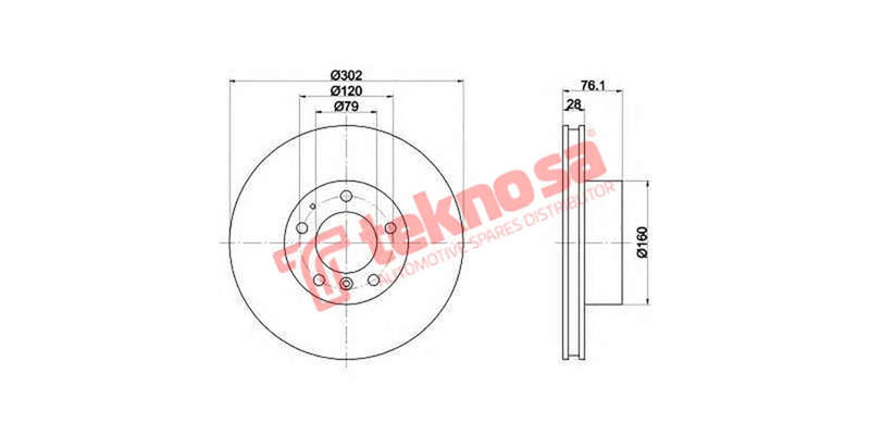 Brake Disc Bmw 540I E34 7 SRear Solid 86 94 E32 (Front Vented)