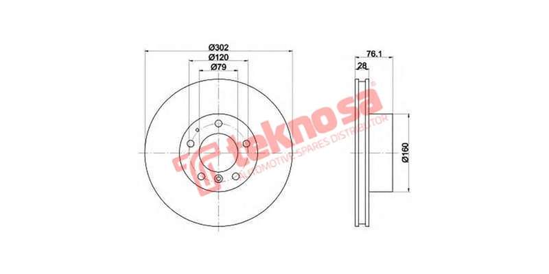 Brake Disc Bmw 540I E34 7 SRear Solid 86 94 E32 (Front Vented)