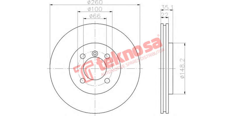 Brake Disc Bmw E30 E36 (Front Vented)