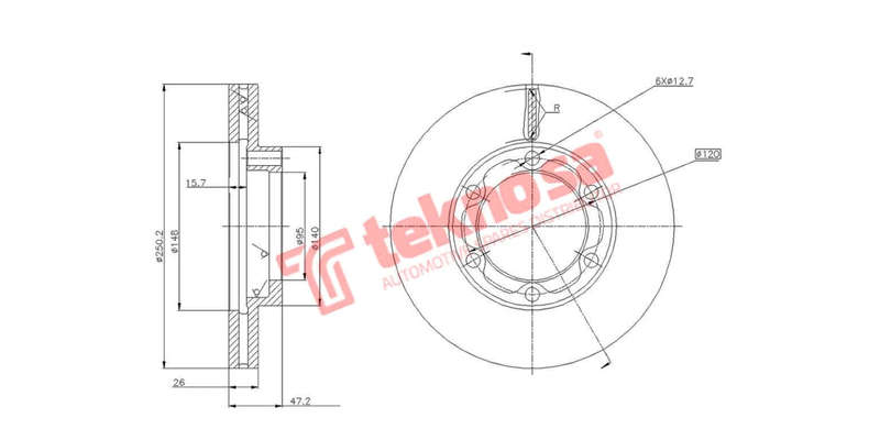 Brake Disc Chana Star 1.3 10 (Front Vented)