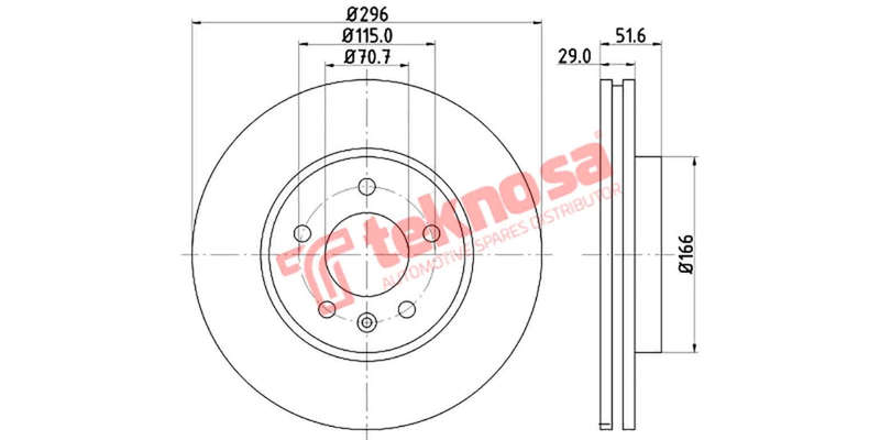 Brake Disc Chevrolet Captiva (Front Vented)