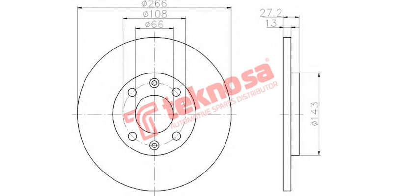 Brake Disc Citroen C2 3 4 2004 (Front Vented)