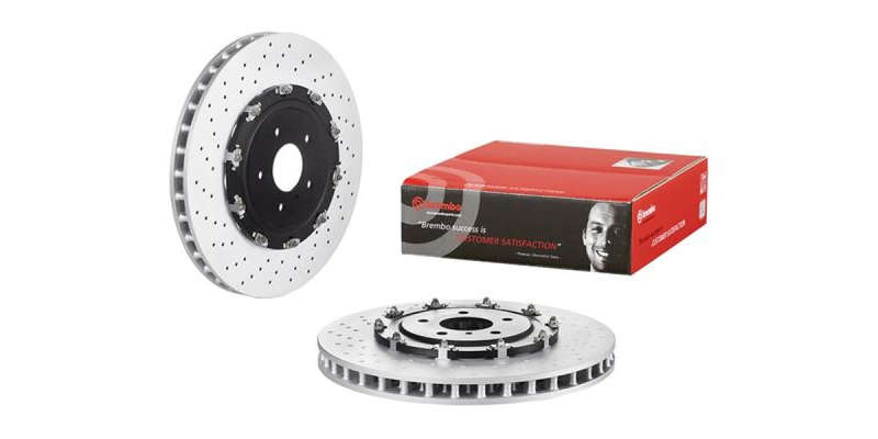 Brake Disc Front (1 In Box) Nissan Gt R R35 Two Piece Floating Disc (Brembo 09A18713)