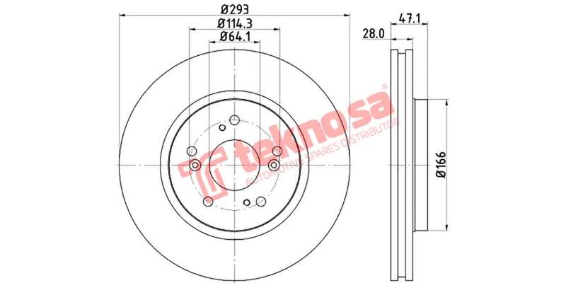 Brake Disc Honda Cr V (Front Vented)