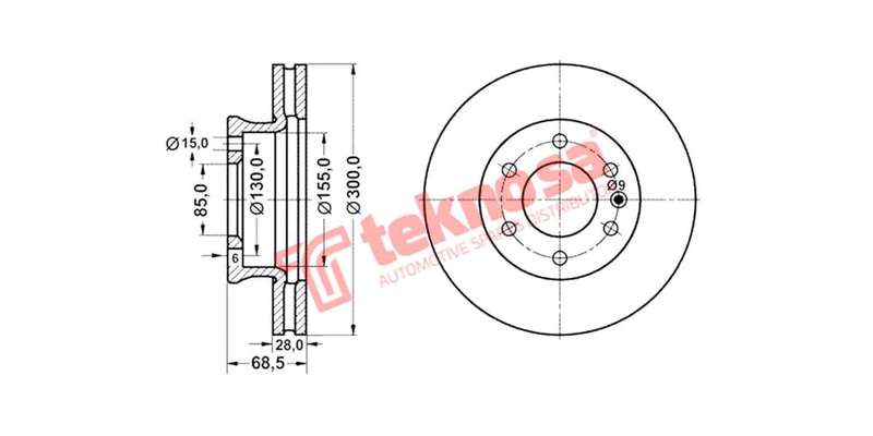 Brake Disc Mercedes Sprinter (Front Vented)