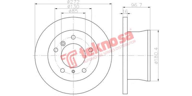 Brake Disc Mercedes Sprinter (Rear Solid)