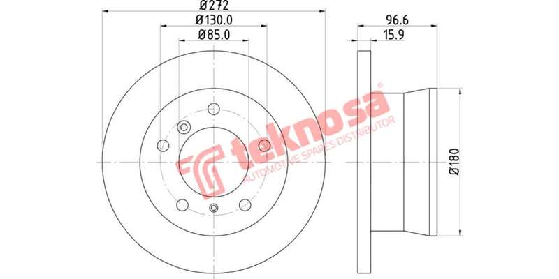 Brake Disc Mercedes Sprinter (Rear Solid)