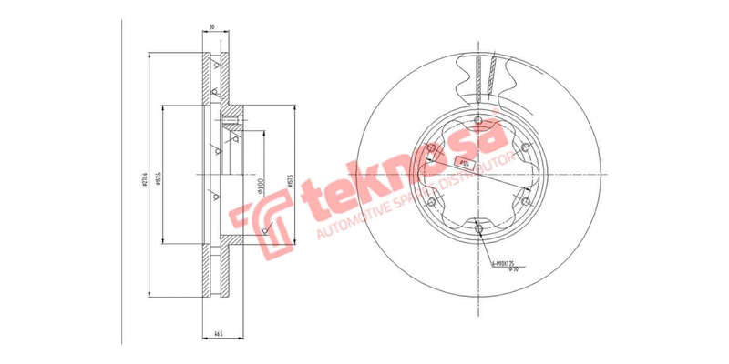 Brake Disc Nissan Nv350 Impendulo (Front Vented)