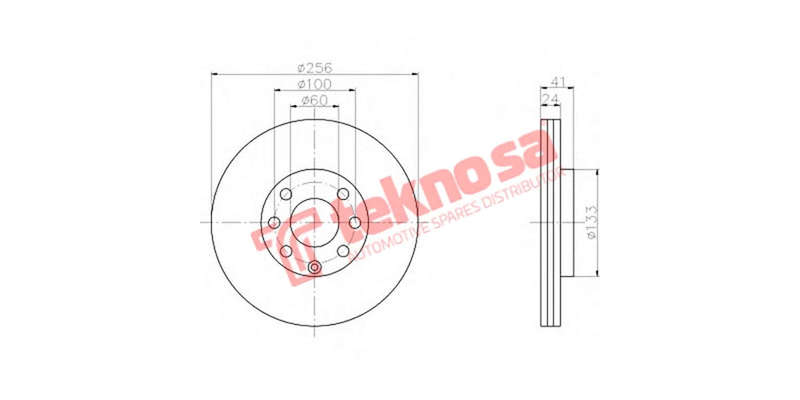 Brake Disc Opel Astra G1.6 1.8 16V 98 (Front Vented)