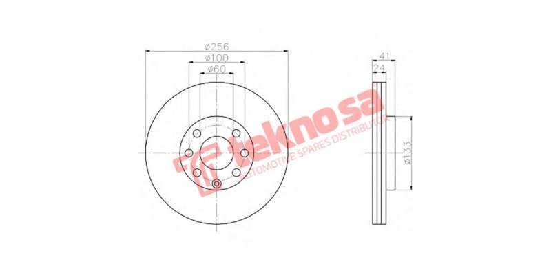 Brake Disc Opel Astra G1.6 1.8 16V 98 (Front Vented)