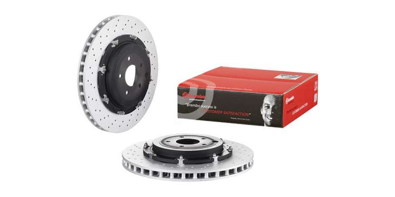 Brake Disc Rear (1 In Box) Nissan Gt R R35 Two Piece Floating Disc (Brembo 09A19013)
