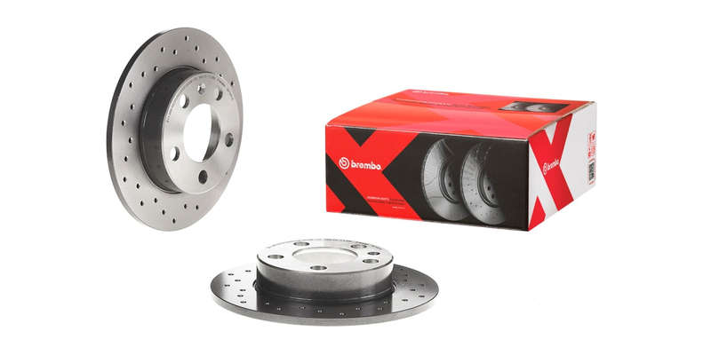 Brake Disc Rear (2 In Box) Vw Audi A3 Seat (Brembo 0871651X)