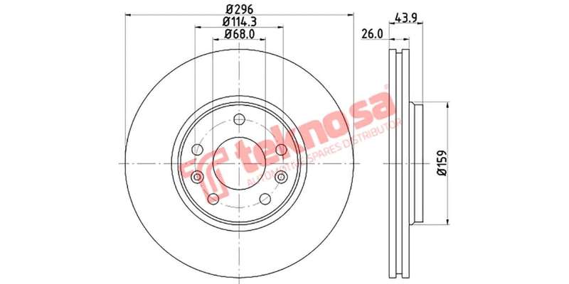 Brake Disc Renault Megane Scenic Iii (Front Vented)