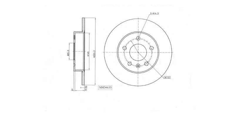 Brake Disc Solid Rear Opel Astra,Astra Gtc Opc 2002 2010,Meriva 2006 2010,Zafira 2001 2009 (Single)