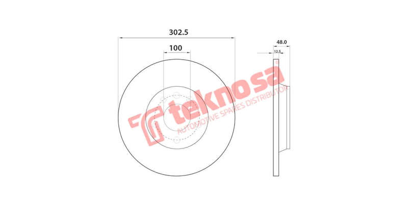 Brake Disc Toyota Hilux Landcruiser 2.4D 84 (Front Solid)