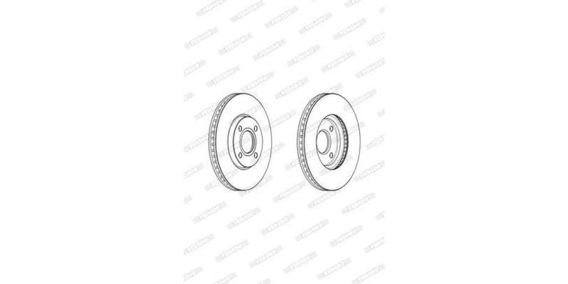 Brake Disc Vented Front Ford Ecosport 1.0,1.5Tivct,Tdci 2013> (Single)