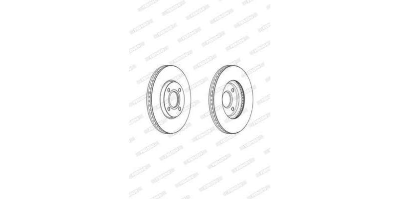Brake Disc Vented Front Ford Ecosport 1.0,1.5Tivct,Tdci 2013> (Single)