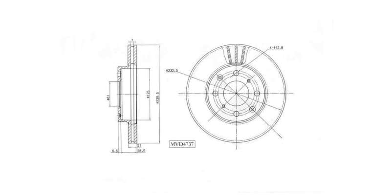 Brake Disc Vented Front Honda 150 Sohc,160I,Honda Brio 2012> Civic 96> Amaze 2018> (Single)