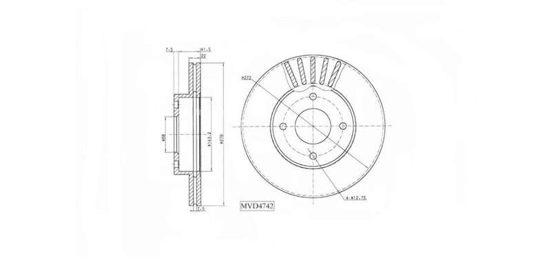 Brake Disc Vented Front Nissan Almera 2001 2005,Primera 1998 2002 (Single)