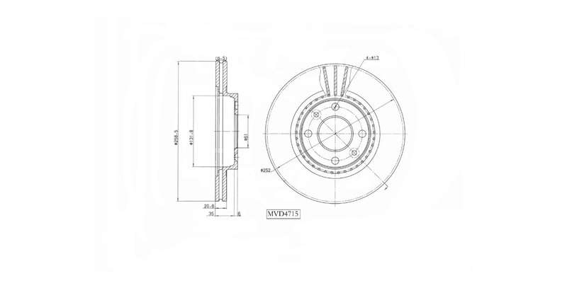Brake Disc Vented Front Renault Clio Ii 2001 2009,Logan,Megane 97 99,Sanero 09 14,Twingo,Smart Fo...
