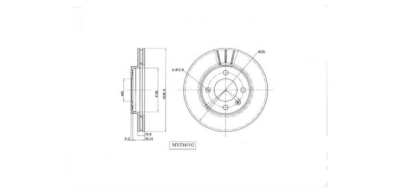 Brake Disc Vented Front Vw Golf 1500 Diesel 77 81,Citi 85 07,Jetta 2,3 85 95,Passat 81 87,Polo Cl...