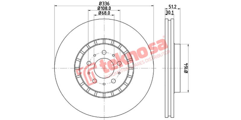 Brake Disc Volvo Xc90 (Front Vented)