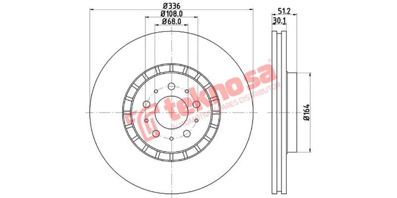 Brake Disc Volvo Xc90 (Front Vented)