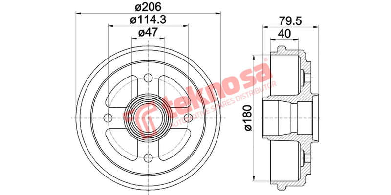 Brake Drum Chevrolet Spark Daewoo Matiz 99