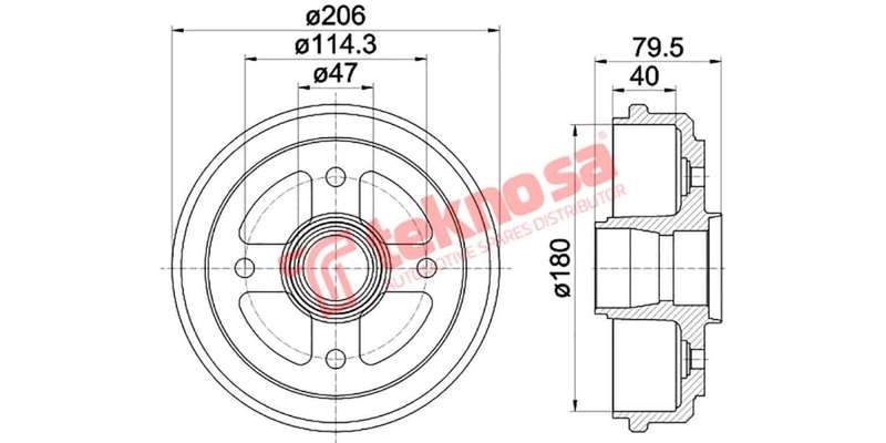 Brake Drum Chevrolet Spark Daewoo Matiz 99