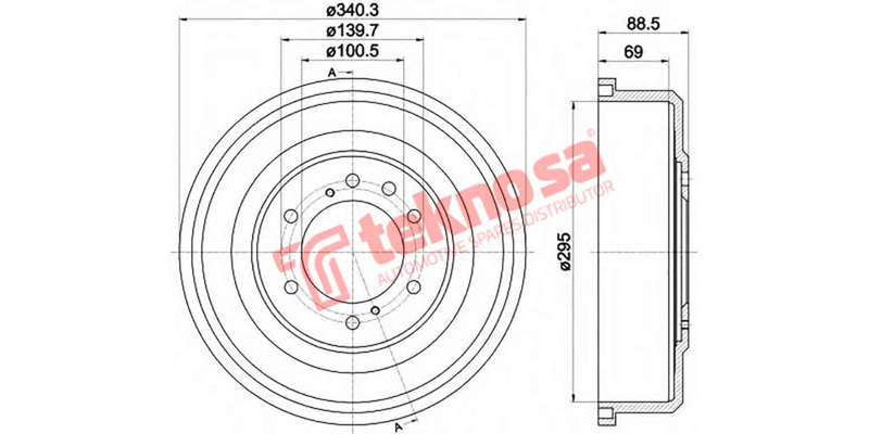 Brake Drum Nissan Pathfinder Np300 Sani