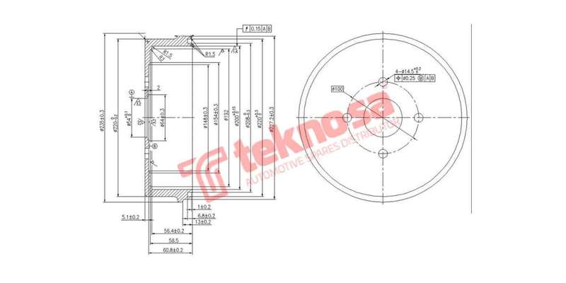 Brake Drum Toyota Corolla Conquest 85
