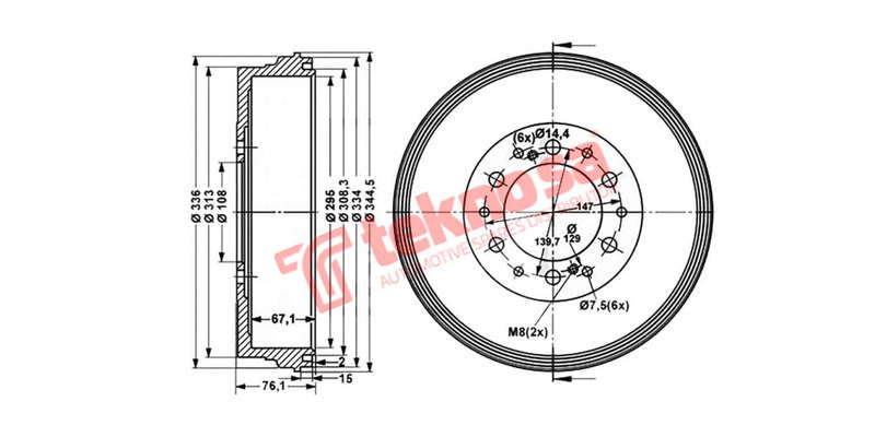 Brake Drum Toyota Fortuner Hilux Raider 04