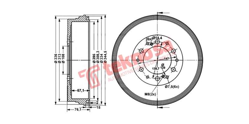 Brake Drum Toyota Fortuner Hilux Raider 04