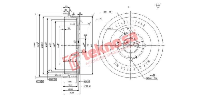 Brake Drum Toyota Stallion Venture All Models