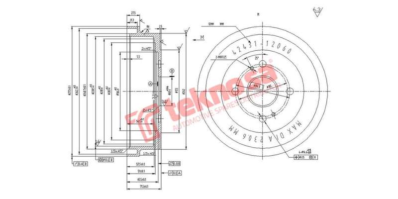 Brake Drum Toyota Stallion Venture All Models