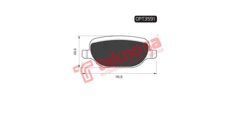 Brake Pad Alfa Romeo 159 11 ( R ) (SET LH & RH Wheel)