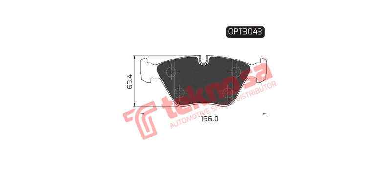 Brake Pad Audi 500E 89 93 ( Front ) (SET LH & RH Wheel)