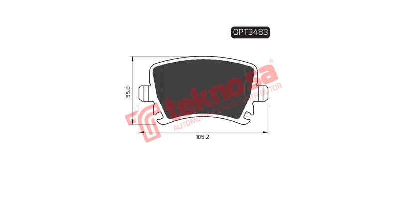 Brake Pad Audi A3 03 11 ( R ) (SET LH & RH Wheel)