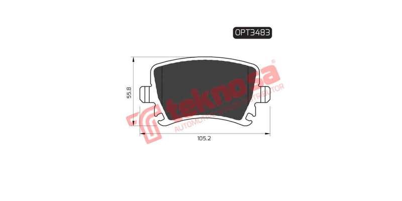 Brake Pad Audi A3 03 11 ( R ) (SET LH & RH Wheel)