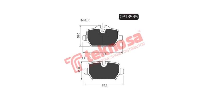 Brake Pad Bmw 1 Series [E87] 04 10 ( R ) (SET LH & RH Wheel)