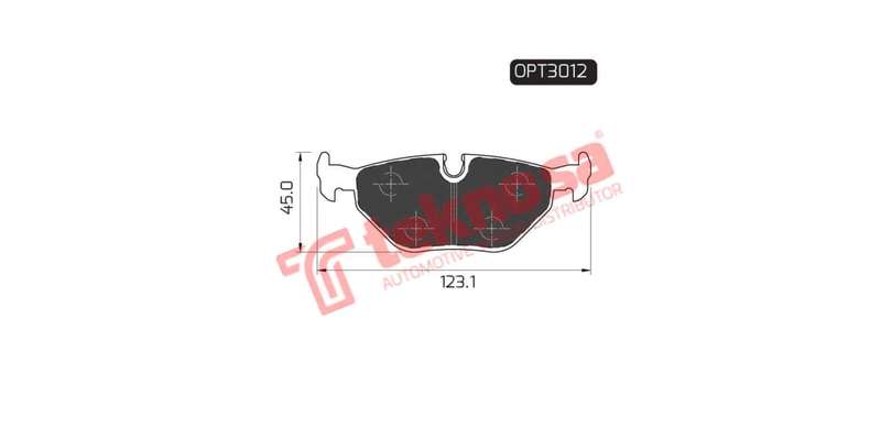 Brake Pad Bmw 3 Series [E36] 88 93 ( R ) (SET LH & RH Wheel)