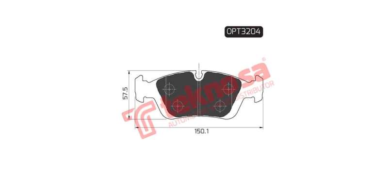 Brake Pad Bmw 3 Series [E46] 99 01 ( Front ) (SET LH & RH Wheel)
