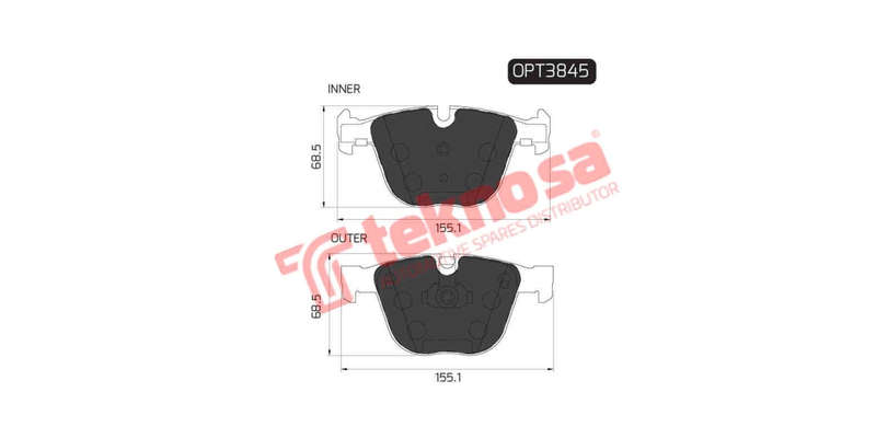 Brake Pad Bmw 3 Series [E92 E93] 06 ( F) (SET LH & RH Wheel)