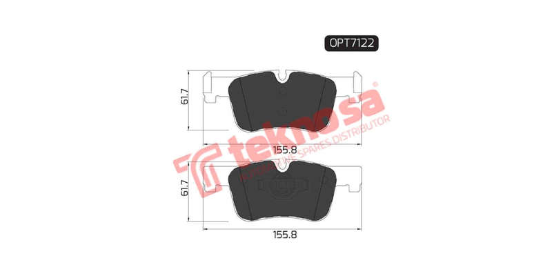 Brake Pad Bmw F20 10 ( Front ) (SET LH & RH Wheel)