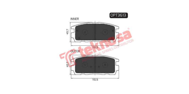 Brake Pad Chevrolet Captiva 07 11 ( R ) (SET LH & RH Wheel)
